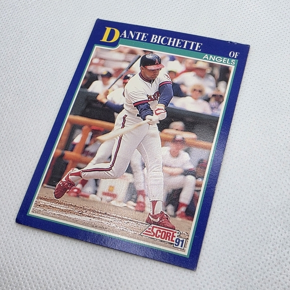 1991 Score Dante Bichette California Angels #463 Baseball Card - Picture 2 of 6